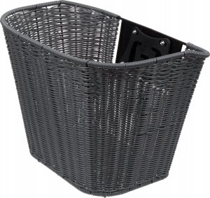 Kosz Verso SH-Z003 na kierownicę mocowany click pleciony grafitowy 330x250x240 Uniwersalny 2