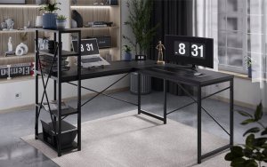 Biurko Mark Adler Leader 5.9 Czarne 145 cm x 48 cm 17