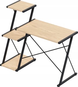 Biurko vidaXL Leader 3.5 Beżowe 114 cm x 50 cm 4