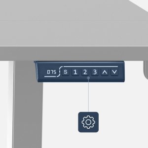 Biurko Mark Adler Leader 7.6 Black Czarne 160 cmx80 cm 4