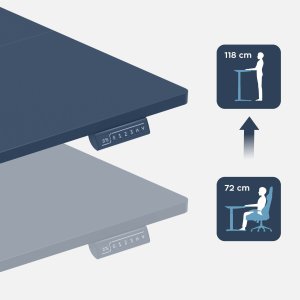 Biurko Mark Adler Leader 7.6 Black Czarne 160 cmx80 cm 5