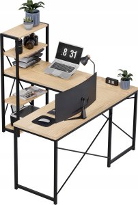 Biurko vidaXL Leader 5.9 Beżowe 145 cm x 48 cm 2