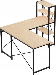 Biurko vidaXL Leader 5.9 Beżowe 145 cm x 48 cm 4