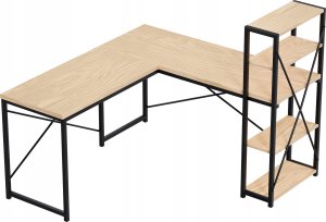 Biurko vidaXL Leader 5.9 Beżowe 145 cm x 48 cm 8