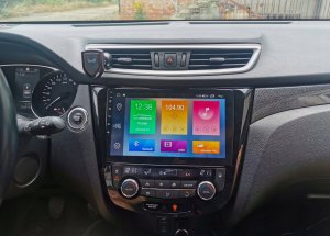 RADIO NAWIGACJA GPS NISSAN QASHQAI X-TRAIL 2014+ ANDROID klima automatyczna 3