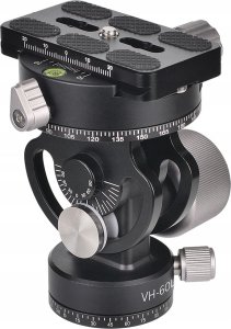 Profesjonalna Głowica Panoramiczna 10kg K&F VH-60L Aluminium 3x Podziałka / KF31.103 2