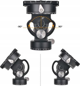 Profesjonalna Głowica Panoramiczna 10kg K&F VH-60L Aluminium 3x Podziałka / KF31.103 4