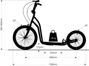 Hulajnoga inSPORTline Worker Drogo Miętowy (SM16076-2) 2