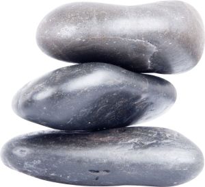 inSPORTline Kamienie bazaltowe do masażu z lawy wulkanicznej River Stone 10-12 cm 3 szt. (11197-1) 1