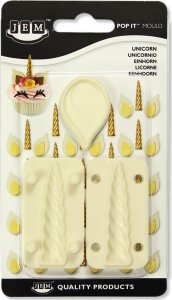 PME Zestaw 3 foremek JEM Pop It Jednorożec 1