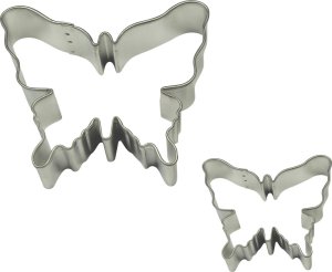 PME Zestaw 2 metalowych foremek motyl 1