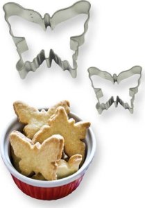 PME Zestaw 2 metalowych foremek motyl 2