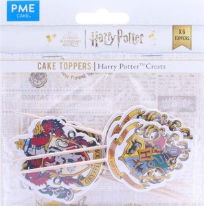 PME Papierowe toppery na babeczki Hogwart Harry Potter (6 sztuk) 1