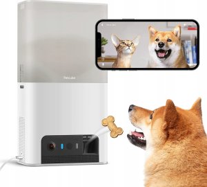 Kamera dla zwierząt Petcube Bites 2 Lite Interaktywna WiFi z aplikacją na telefon i dozownikiem przysmaków 1