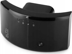 WZMACNIACZ SYGNAŁU WIFI WYGIĘTY W02 czarny 4