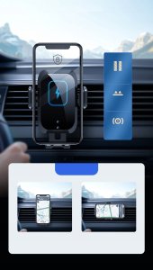 ŁADOWARKA INDUKCYJNA DO SAMOCHODU CZARNA X11 3