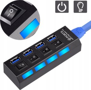 HUB USB 3.0 ROZDZIELACZ 4 PORTY CQT-308 7