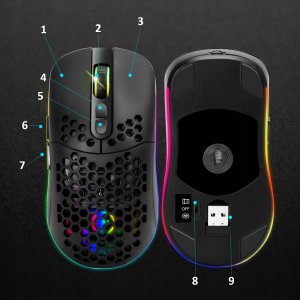 MYSZKA GAMINGOWA BEZPRZEWODOWA BM-800 10