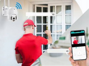 Dexxer KAMERA ZEWNĘTRZNA OBROTOWA BIAŁA 5MPx ABQ-A6 5