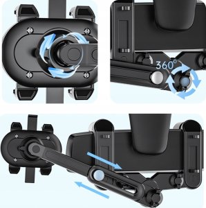 UCHWYT SAMOCHODOWY NA TELEFON NA LUSTERKO MOB-HD8 3