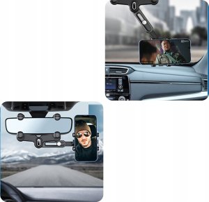 UCHWYT SAMOCHODOWY NA TELEFON NA LUSTERKO MOB-HD8 6