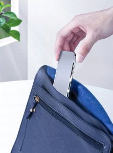 HUB USB Dexxer ADAPTER MACBOOK 6w1 PODŁUŻNY Z KABELKIEM H4 10