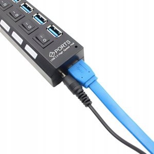 HUB USB 3.0 DUŻY 7 PORTÓW CQT-3050 6