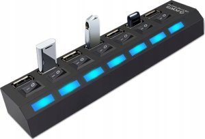 HUB USB 3.0 DUŻY 7 PORTÓW CQT-3050 7