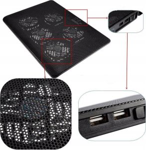 PODKŁADKA POD LAPTOPA Z PODŚWIETLENIEM LED H7 7