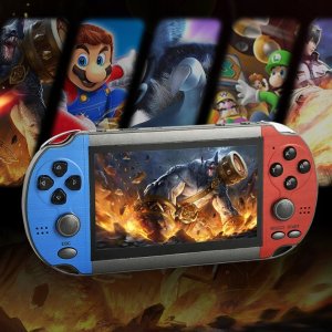 PRZENOŚNA KONSOLA DO GIER Z PADAMI X40 mini 5