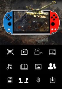 PRZENOŚNA KONSOLA DO GIER Z PADAMI X40 mini 9