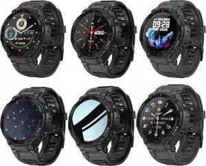 SMARTWATCH MĘSKI SPORTOWY K22 CZARNY 2