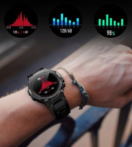 SMARTWATCH MĘSKI SPORTOWY K22 CZARNY 5