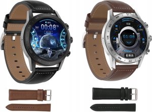 SMARTWATCH MĘSKI 2 PASKI DT70 CZARNY 3