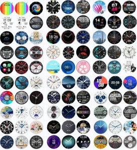 SMARTWATCH MĘSKI 2 PASKI DT70 CZARNY 8