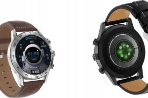 SMARTWATCH MĘSKI 2 PASKI DT70 CZARNY 9