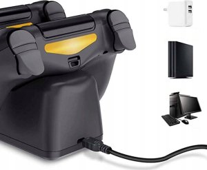 STACJA DOKUJĄCA PADÓW PS4 ŁADOWARKA POZIOMA CS-02 7