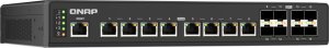 QNAP QSW-IM3216-8S8T łącza sieciowe Zarządzany 10G Ethernet (100/1000/10000) Czarny 3
