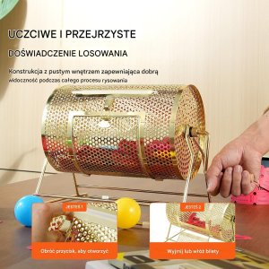Bęben loteryjny 29,5 x 19 cm 6