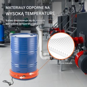 Podgrzewacz do beczek 1200 W 3