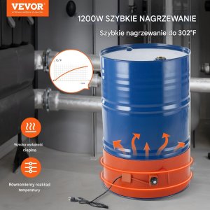 Podgrzewacz do beczek 1200 W 2