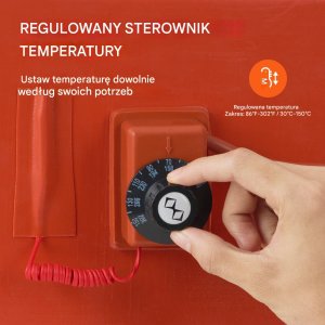 Podgrzewacz do beczek 1200 W 4