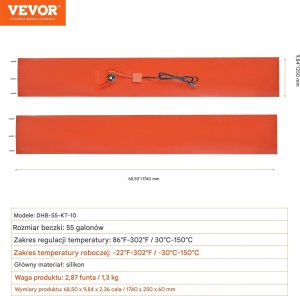 Podgrzewacz do beczek 1200 W 7