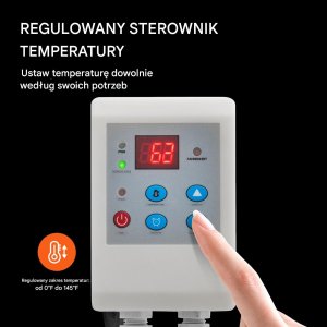 Podgrzewacz do beczek 1300 W 4