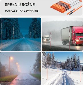 Zestaw 100 Markerów Drogowych 122 cm 5