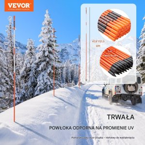 Zestaw 100 Markerów Drogowych 122 cm 7