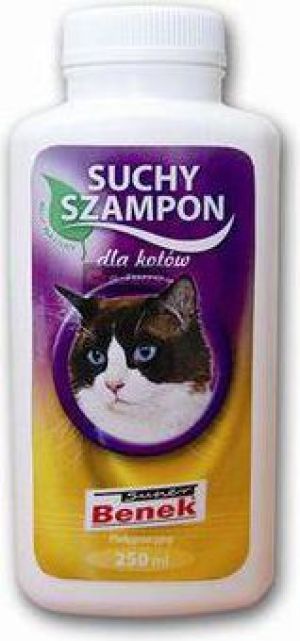 Super Benek Benek suchy szampon pielęgnacyjny dla kota 250ml 1