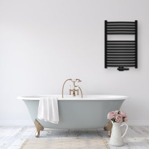 Grzejnik łazienkowy Invena Grzejnik INVENA 800X540 łazienkowy CZARNY 7