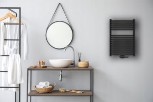 Grzejnik łazienkowy Invena Grzejnik INVENA 800X540 łazienkowy CZARNY 8