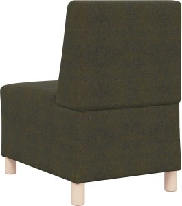 vidaXL Sofa Fotel Armia Zielony 55 cm Skóra zamszowa 6